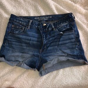 American eagle neutral wash jeans shorts